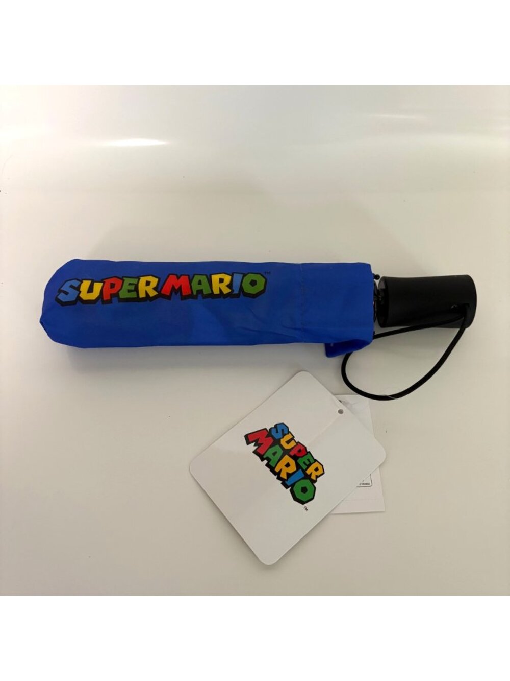 Super Mario 6 Panel Telescopic Umbrella Auto Open Compact NEW